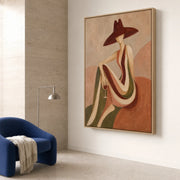 Vintage Americana Art | Terracotta Wine Reverie
