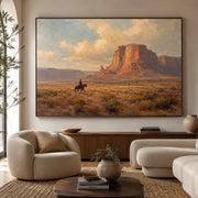 Vintage Americana Art | Beneath the Patience of Red Stone