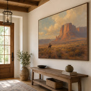 Vintage Americana Art | Beneath the Patience of Red Stone