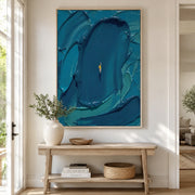 3D textured Art | The Weight of Blue