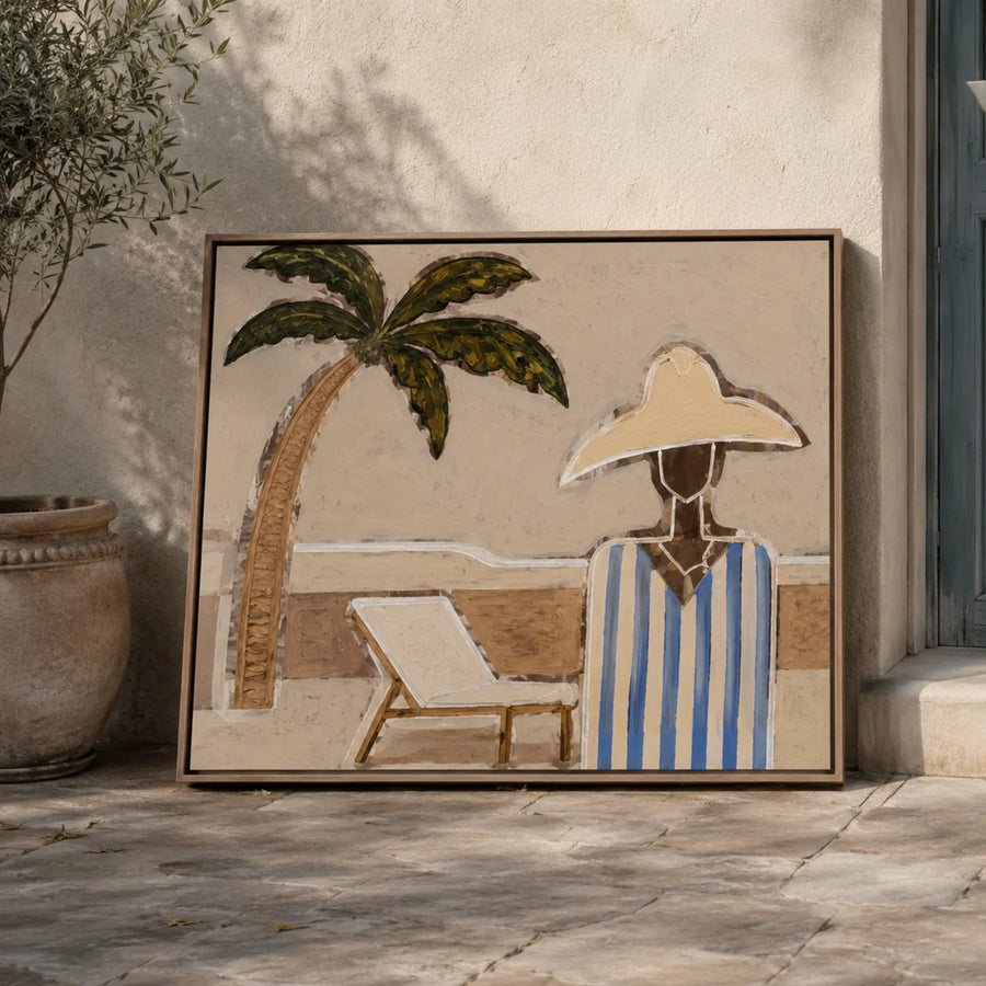 Vintage Americana Art | Palm Side Retreat