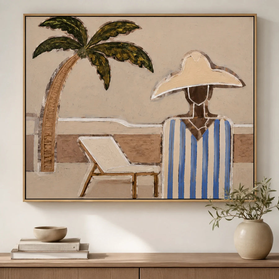 Vintage Americana Art | Palm Side Retreat