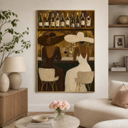Vintage Americana Art | Bar Hat Duet