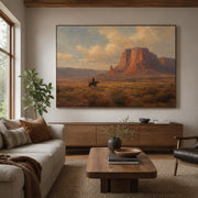 Vintage Americana Art | Beneath the Patience of Red Stone