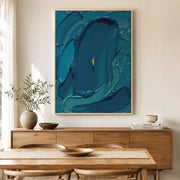 3D textured Art | The Weight of Blue