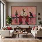 POP Art | The Silence Beneath the Pink Horizon