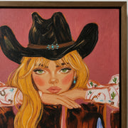 POP Art | Starry Cowgirl Portrait