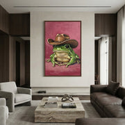 Surreal Art | Frog in Cowboy