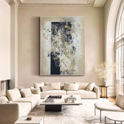 Contemporary Luxe Art | Gilded Faded Strata