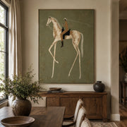 Vintage Americana Art | Pale Gallop