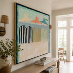 Vintage Americana Art | Where the Tide Remembers Us