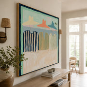 Vintage Americana Art | Where the Tide Remembers Us