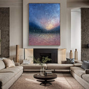 Wabi-Sabi Art | Dusk Cracked Horizon