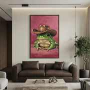 Surreal Art | Frog in Cowboy