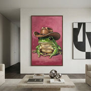 Surreal Art | Frog in Cowboy