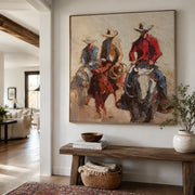 Vintage Americana Art | The Gathering of the Untamed Horizon
