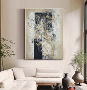 Contemporary Luxe Art | Gilded Faded Strata