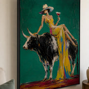 POP Art | Emerald Equinox of Untamed Grace