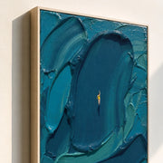 3D textured Art | The Weight of Blue
