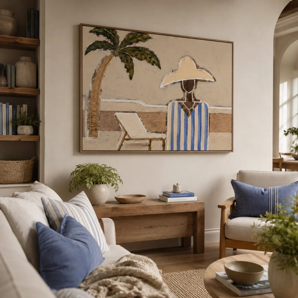Vintage Americana Art | Palm Side Retreat