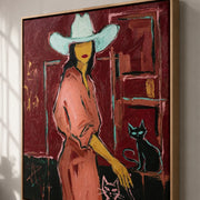 POP Art | Cowgirl & Cats