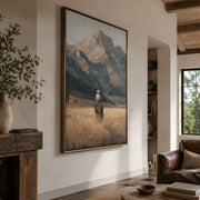 Vintage Americana Art | Wilderness Solitude