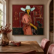 POP Art | Cowgirl & Cats