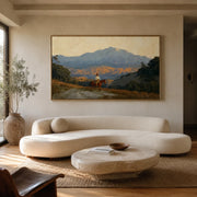 Vintage Americana Art | Valley Golden Glow