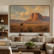 Vintage Americana Art | Beneath the Patience of Red Stone