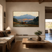 Vintage Americana Art | Valley Golden Glow