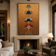 Vintage Americana Art | Vertical Whispers Of Strangers