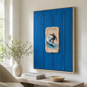 3D textured Art | Blue Aperture