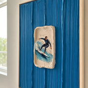 3D textured Art | Blue Aperture