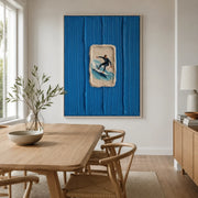 3D textured Art | Blue Aperture