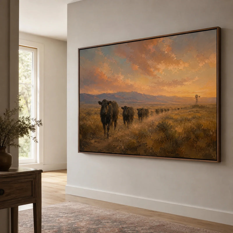 Vintage Americana Art | The Long Return of Light