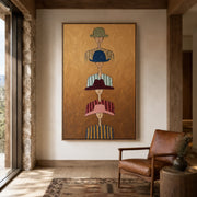Vintage Americana Art | Vertical Whispers Of Strangers