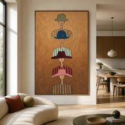 Vintage Americana Art | Vertical Whispers Of Strangers