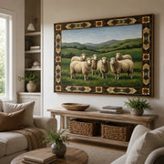 Vintage Americana Art | Prairie Sheep Flock