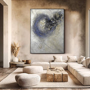 3D-Textured Art | Swirling Blue Core