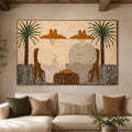 Vintage Americana Art | Palm Wine Companions