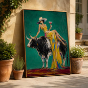 POP Art | Emerald Equinox of Untamed Grace
