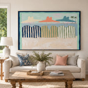 Vintage Americana Art | Where the Tide Remembers Us