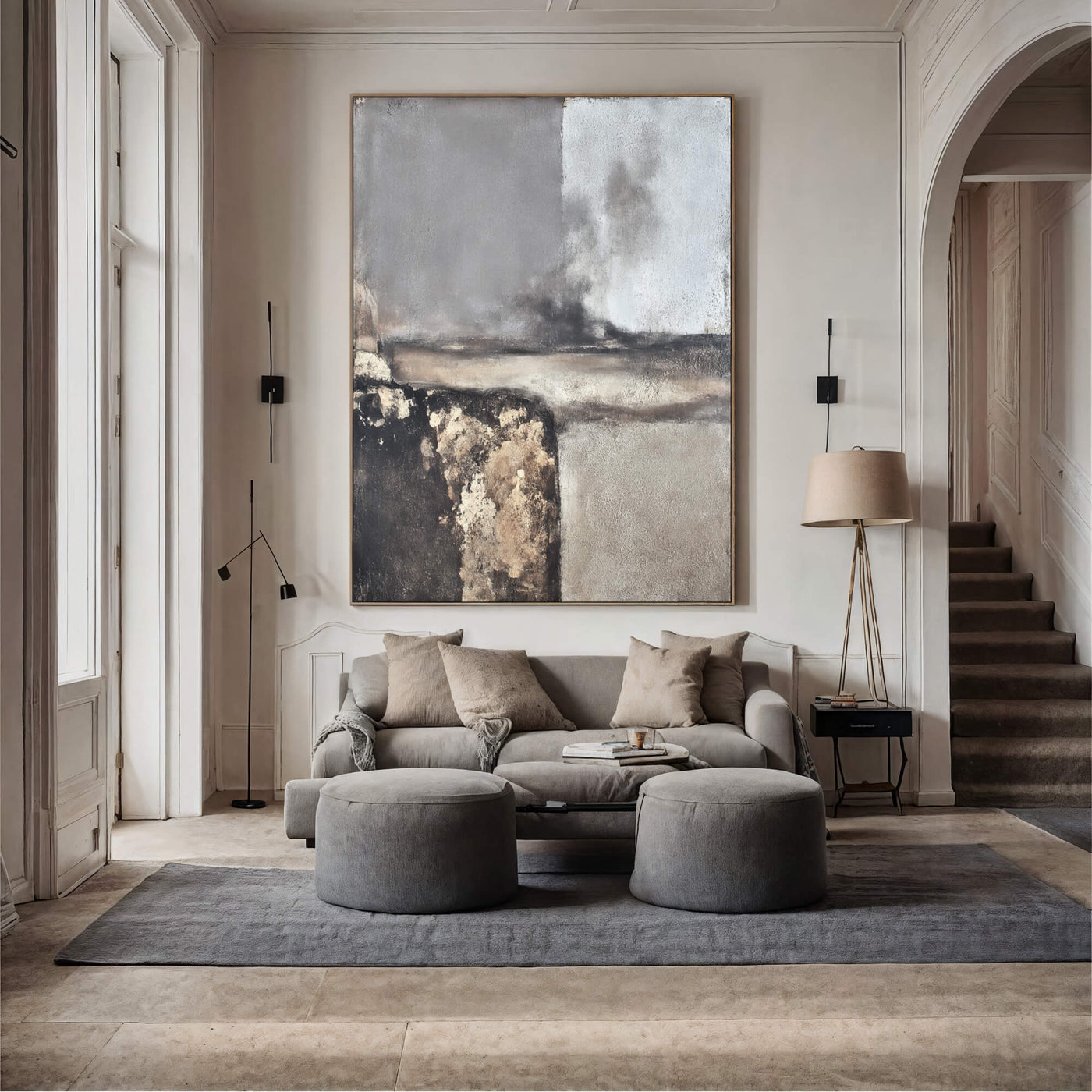 Wabi-Sabi Art | Faded Landscape Haze