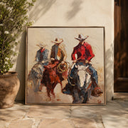 Vintage Americana Art | The Gathering of the Untamed Horizon