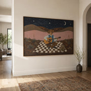 Vintage Americana Art | Songs Beneath the Desert Moon