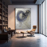 3D-Textured Art | Swirling Blue Core
