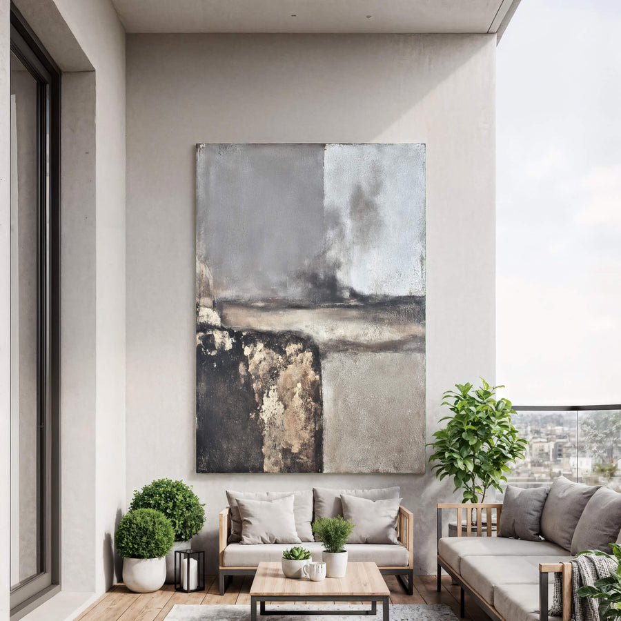 Wabi-Sabi Art | Faded Landscape Haze