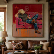 POP Art | Couch & Lone Beer