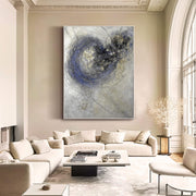 3D-Textured Art | Swirling Blue Core