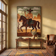 Vintage Americana Art | Canyon Lasso